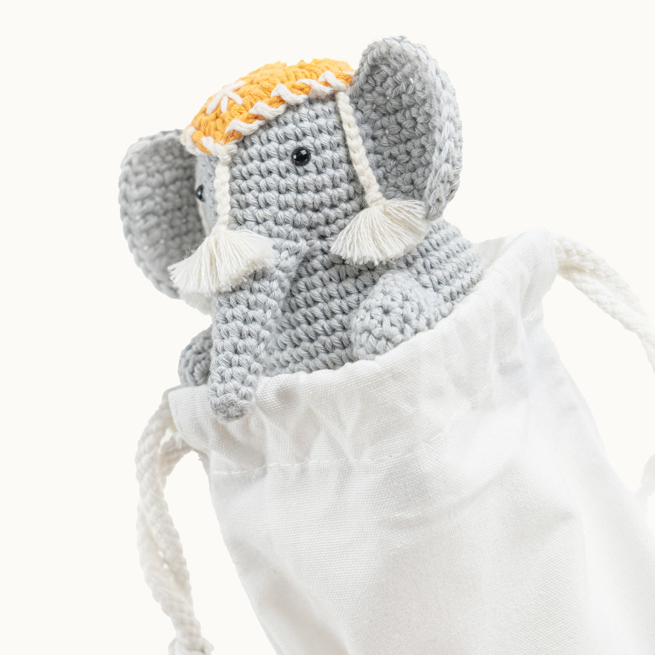 Häkelset Tempel Elefant