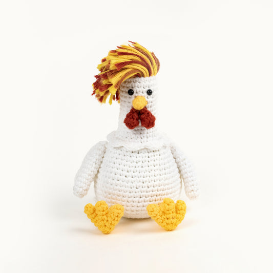 Crochet Kit – Wild Haired Chicken