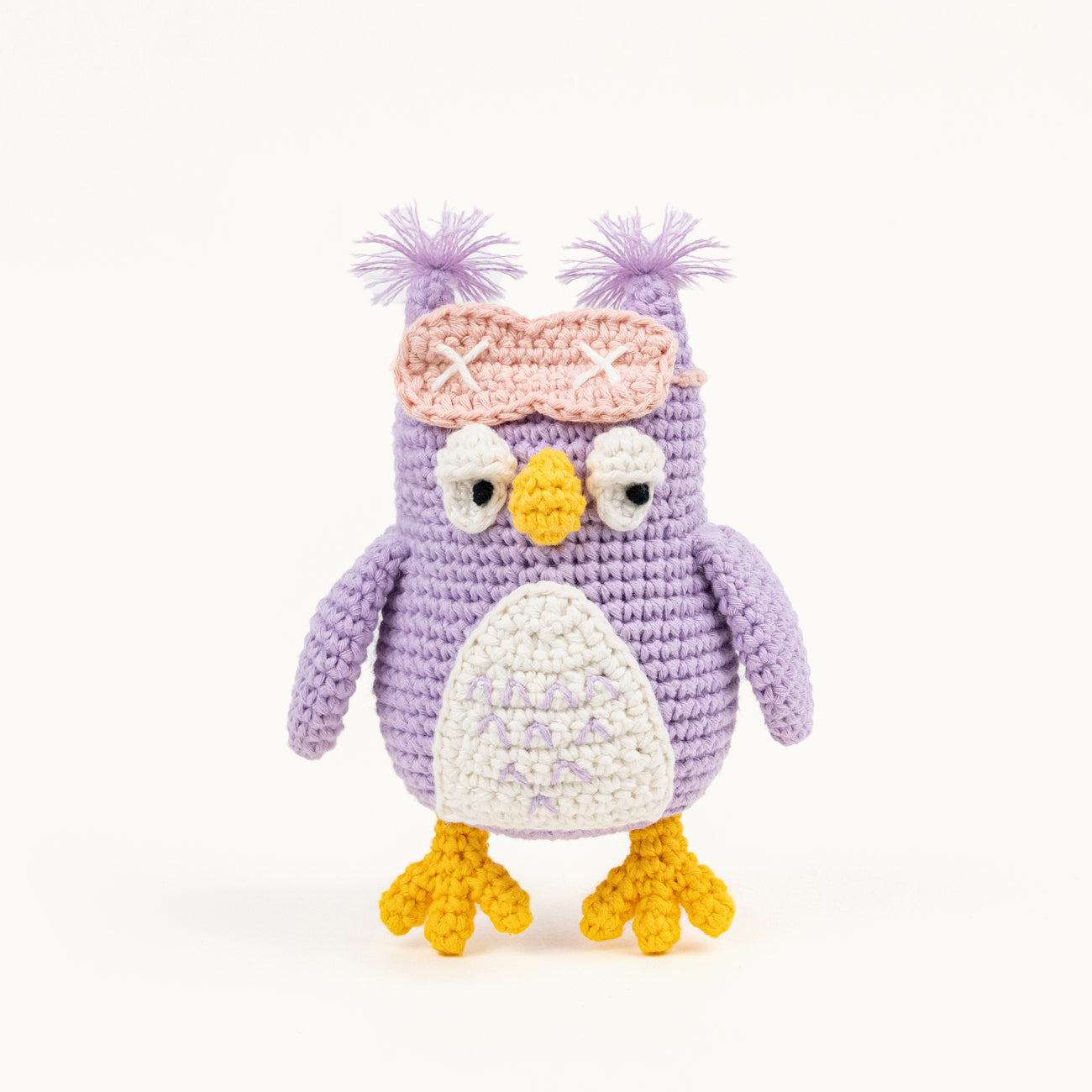 Beginner crochet owl pattern – sleepy amigurumi – The Loop Story / Häkelanleitung Eule für Anfänger – Schlafende Amigurumi – The Loop Story