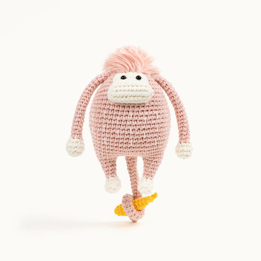 Beginner crochet monkey pattern – Pinky amigurumi – The Loop Story / Häkelanleitung Affe für Anfänger – Pinky Amigurumi – The Loop Story
