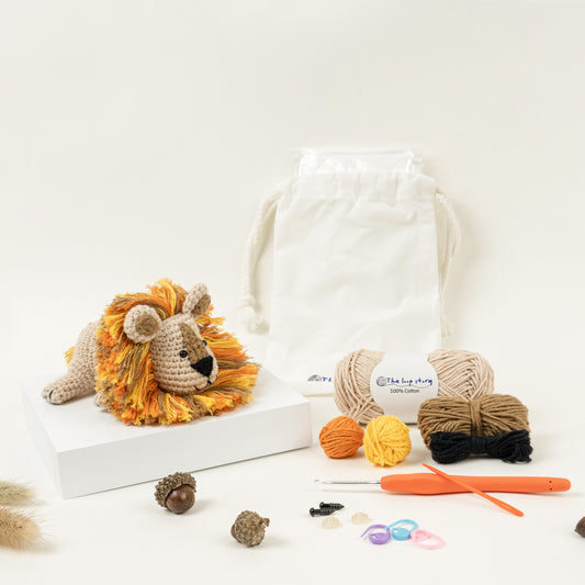 crochet lion kit– amigurumi lion king – The Loop Story / Häkelset Löwe für Anfänger – Amigurumi Löwenkönig – The Loop Story